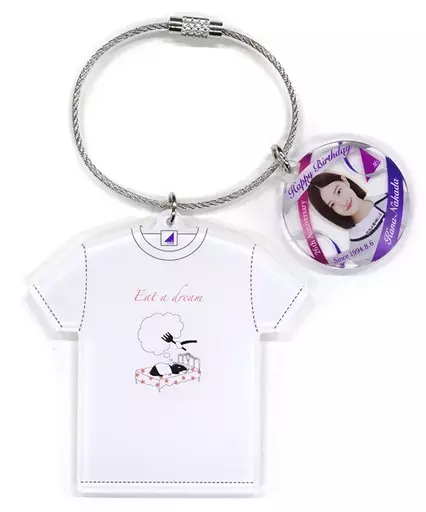 中田花奈 生誕記念Tシャツ型キーホルダー 2020年8月度乃木坂46オフィシャルウェブショップ限定
