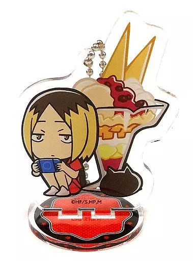 孤爪研磨 「ハイキュー!! TO THE TOP×animatecafe トレーディングアクリルスタンドキーホルダー コラボフードver.」