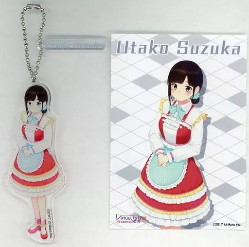 鈴鹿詩子 アクリルキーホルダー＆ブロマイドセット 「バーチャルYouTuber にじさんじ Virtual to LIVE in 両国国技館 2019」