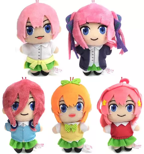 全5種セット マスコットぬいぐるみ 「五等分の花嫁」