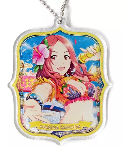 沢田麻理菜(ホログラム) 「アイドルマスター シンデレラガールズ トレーディングアクリルキーホルダー 第1弾 B」 アイドルマスター×東急ハンズ SUMMER LAB 2020グッズ