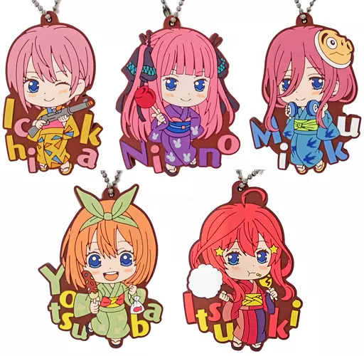 全5種セット 「五等分の花嫁 カプセルラバーマスコット02」