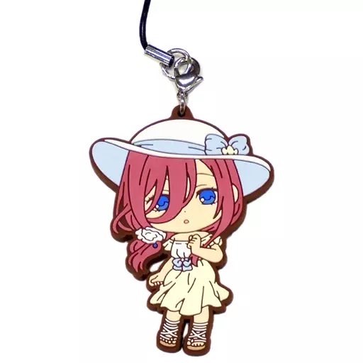 中野三玖(ワンピース) ラバーストラップ きゅんキャラいらすとれーしょんず 「一番くじ 五等分の花嫁」 G賞