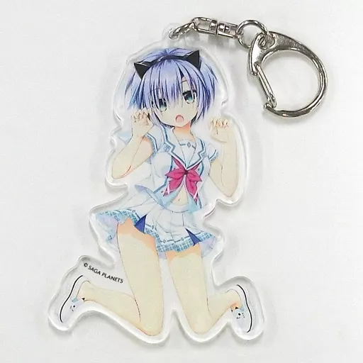柊栞里 オリジナルアクリルキーホルダー 「PCソフト かけぬけ★青春スパーキング!」 駿河屋購入特典