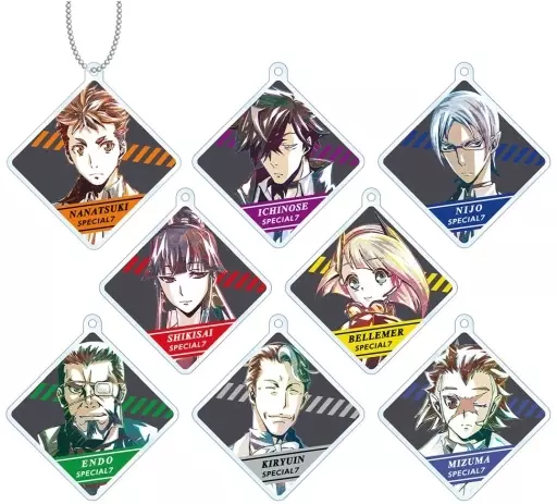 全8種セット 「警視庁 特務部 特殊凶悪犯対策室 第七課 -トクナナ- トレーディング Ani-Art アクリルキーホルダー」