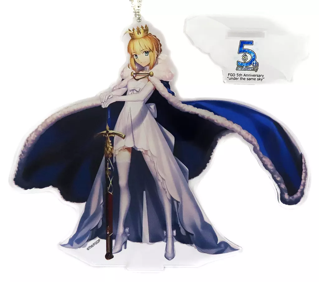 セイバー/アルトリア・ペンドラゴン アクリルマスコット 関東・甲信ver. 「Fate/Grand Order 5th Anniversary ”under the same sky”」