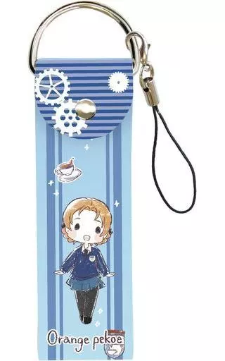 19.オレンジペコ グラフアートデザイン ビッグレザーストラップ 「ガールズ＆パンツァー 最終章」