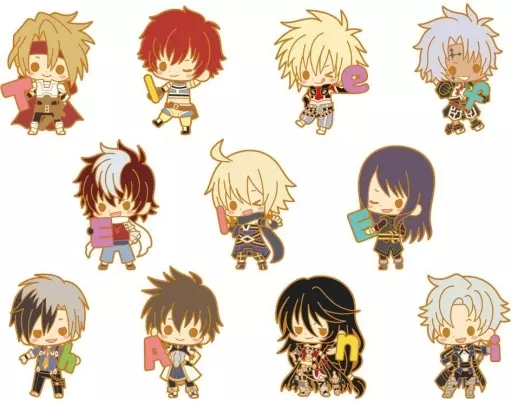 全11種セット 「esシリーズnino ラバーストラップコレクション テイルズ オブ シリーズ 25th Anniversary vol.1」