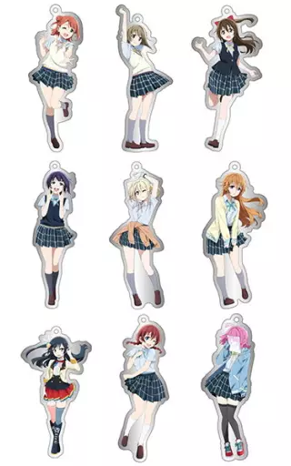 全9種セット 「ラブライブ!虹ヶ咲学園スクールアイドル同好会 メタルチャームストラップ 夏制服Ver.」