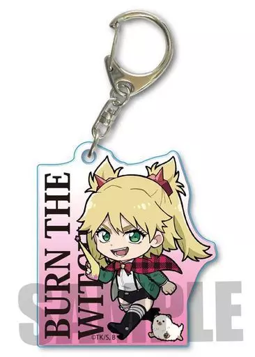 ニニー・スパンコール＆オスシちゃん てくトコアクリルキーホルダー 「BURN THE WITCH」