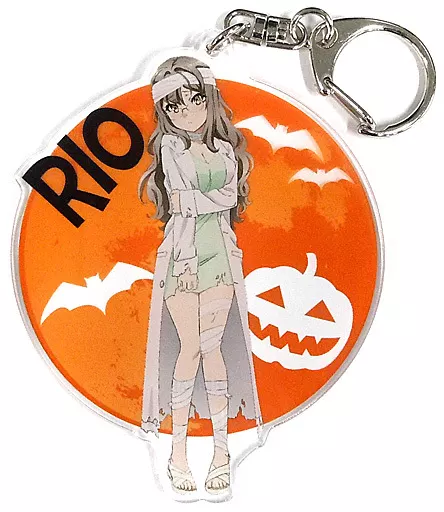 双葉理央(ハロウィンver.) 描き下ろしイラスト BIGアクリルキーホルダー 「青春ブタ野郎はバニーガール先輩の夢を見ない」