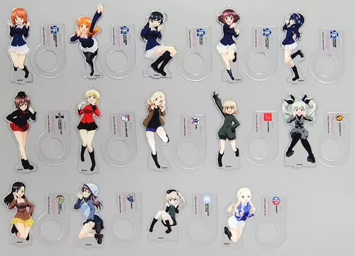 集合 ドリンクアクリルスタンド(ボールチェーン付)14種セット 「ガールズ＆パンツァー 最終章」