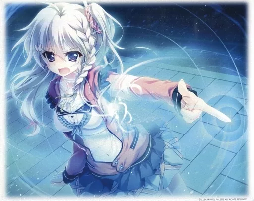 9−nine- キャンパスアート　新海天 Amazon.co.jp: 9-nine- コラボカフェ限定キャンバスアート 新海天