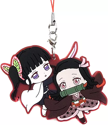 竈門禰豆子＆栗花落カナヲ 「鬼滅の刃 滅!カプセルラバーマスコット4」