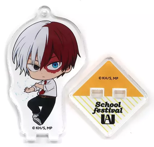 轟焦凍 「僕のヒーローアカデミア×animatecafe トレーディングアクリルスタンドキーホルダー」