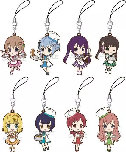 全8種セット 「ご注文はうさぎですか? BLOOM ラバーストラップコレクション withティッピー レストラン」
