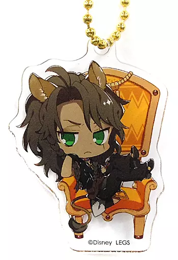 レオナ・キングスカラー 「ディズニー ツイステッドワンダーランド×OH MY CAFE アクリルキーホルダー デフォルメver.」