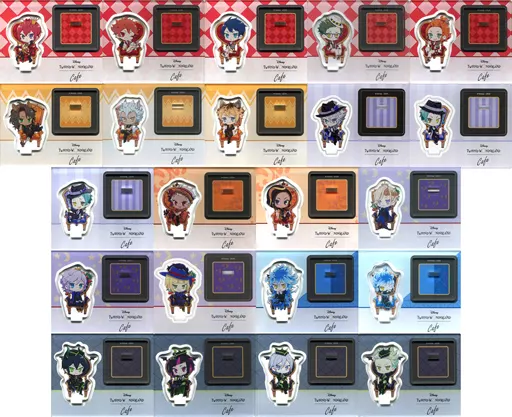 雑貨　全22種セット 「ディズニー ツイステッドワンダーランド×OH MY CAFE アクリルスタンド デフォルメver.」 オンラインストア限定 twst_cafe2023_AS_image_reader-