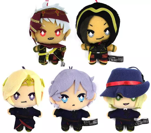 全5種セット エクストラ寮服マスコット～スカラビア寮＆ポムフィオーレ寮～ 「ディズニー ツイステッドワンダーランド」
