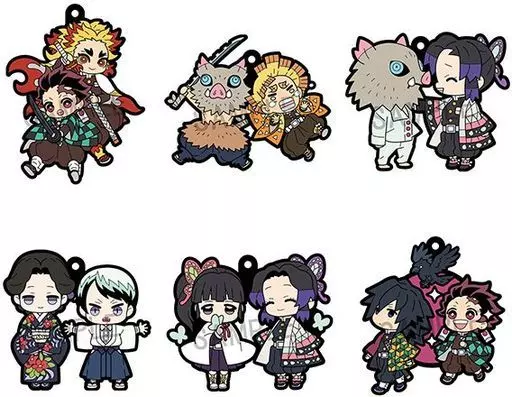 全6種セット 「鬼滅の刃 バディコレ ラバーマスコット Vol.4」