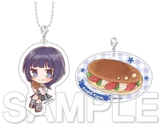 朝香果林 こっぺぱんアクリルキーホルダー 「ラブライブ!虹ヶ咲学園スクールアイドル同好会」