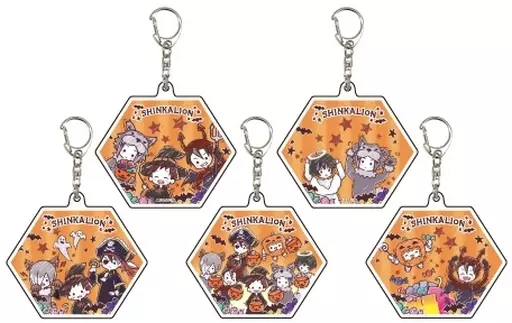 全5種セット 「新幹線変形ロボ シンカリオン アクリルキーホルダー 01.ハロウィンver. グラフアートデザイン」