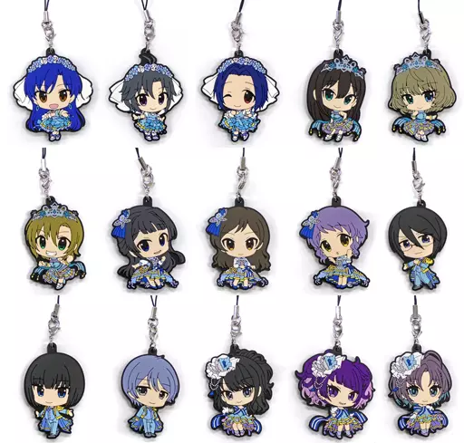 雑貨　全15種セット 「アイドルマスターシリーズ ラバーストラップ」 ローソン・Loppi・HMV限定 駿河屋 -<中古>全15種セット 「アイドルマスターシリーズ ラバー