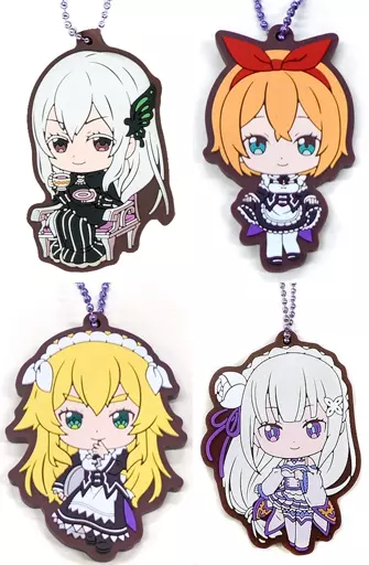 全4種セット ラバーマスコット 「ガシャポンくじ Re：ゼロから始める異世界生活 2nd season あそーと」 B賞