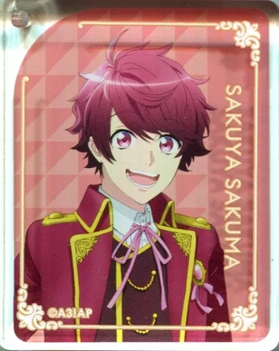 佐久間咲也 「A3!(エースリー)×animatecafe CoLotta(アクリルプレートキーホルダー)」