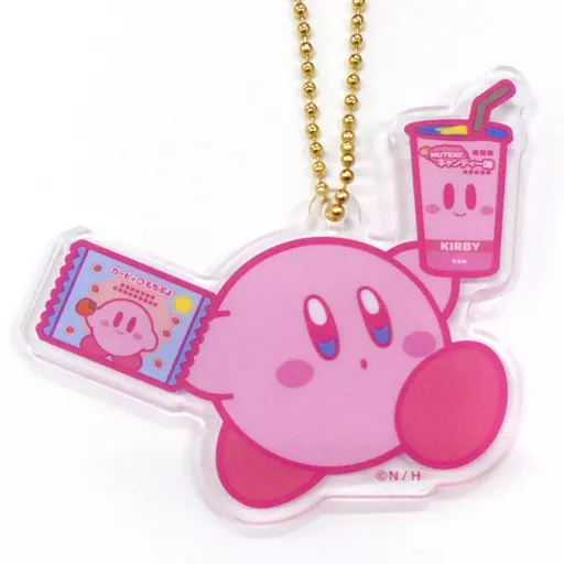 カービィ(ドリンク/もちぷよ) アクリルキーホルダー 「星のカービィ」 ローソン・Loppi・HMV限定