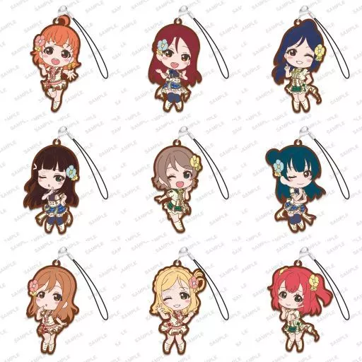 全9種セット 「ラブライブ!スクールアイドルフェスティバル ALL STARS トレーディングラバーストラップ vol.2 Aqours」