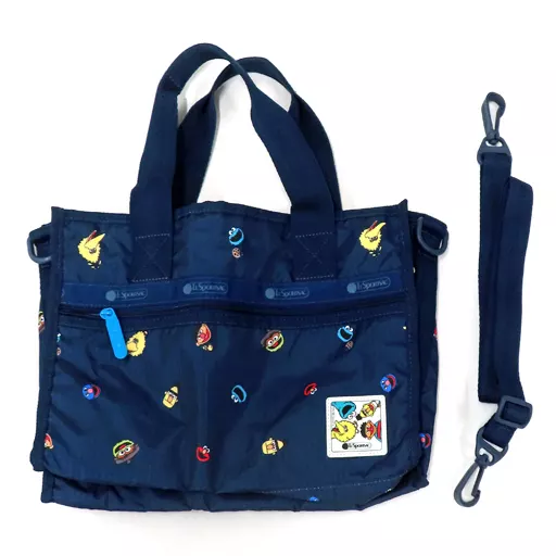 雑貨　セサミネイバーズ DELUXE SMALL E/W TOTE 「セサミストリート×LeSportsac」