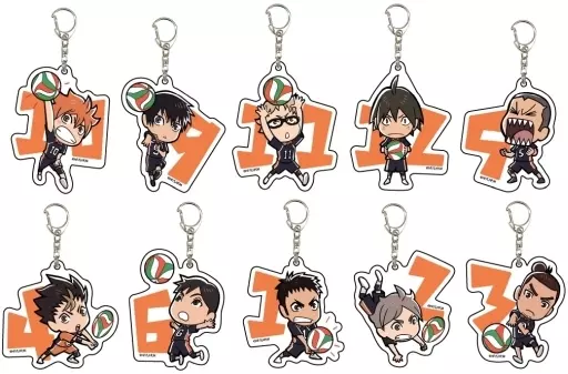 全10種セット 「ハイキュー!! アクリルキーホルダー 03.」
