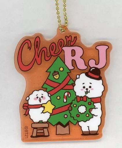 RJ(ジン) BT21 オリジナルクリスマスキーホルダー ファミリーマート限定