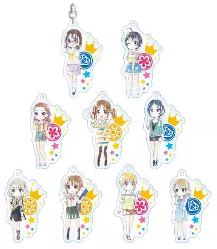 全9種セット 「アイドルマスター シンデレラガールズ劇場 トレーディング Ani-Art アクリルキーホルダー ver.D」