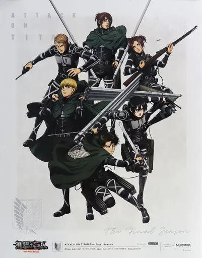 雑貨　集合(TYPE-B) MAPPA Premium Canvas Art P10サイズ 「進撃の巨人 The Final Season」 MAPPA SHOW CASEグッズ
