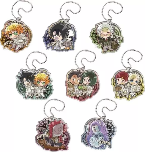 全8種セット 「ぴた!でふぉめ 約束のネバーランド アクリルキーホルダーvol.3」