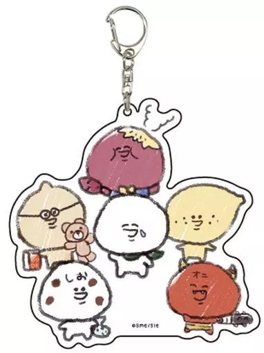 02.集合デザイン 絵本グラフアートデザイン1 デカアクリルキーホルダー 「大福くん」