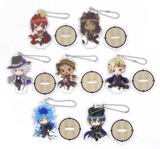 全7種セット 「ディズニー ツイステッドワンダーランド アクリルスタンドキーホルダーA」
