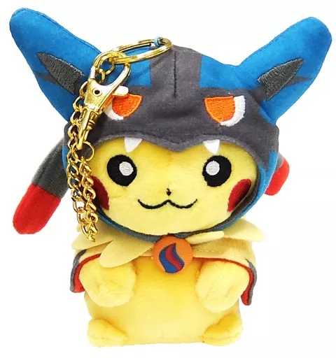 【未使用】ポケモン メガルカリオのポンチョを着たピカチュウ セット ポケモン - メガポンチョを着たピカチュウ メガルカリオ メガ