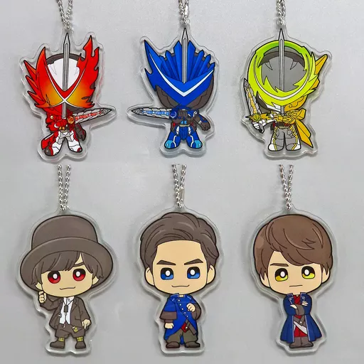 全6種セット 「劇場短編 仮面ライダーセイバー/聖刃 不死鳥の剣士と破滅の本 アクリルキーホルダーコレクション」 劇場グッズ