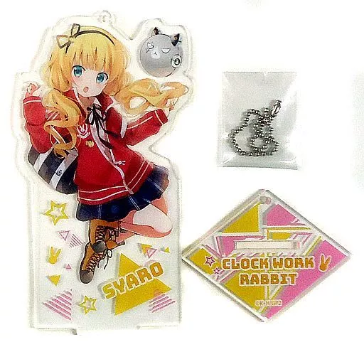 シャロ(CLOCK WORK RABBIT) アクリルスタンドキーホルダー 「ご注文はうさぎですか??」 C96グッズ