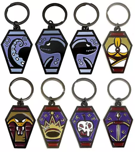 全8種セット 「ディズニー ツイステッドワンダーランド アイコンメタルキーホルダーコレクション vol.3」