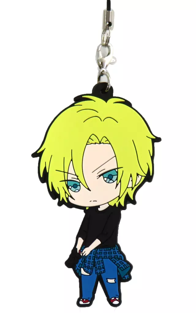アッシュ・リンクス 描き起こしラバーストラップ1 「BANANA FISH」