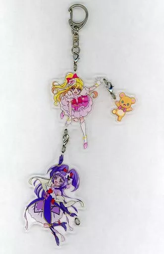 キュアミラクル＆キュアマジカル＆モフルン つながるチャームキーホルダー 「魔法つかいプリキュア!」 プリティストア限定