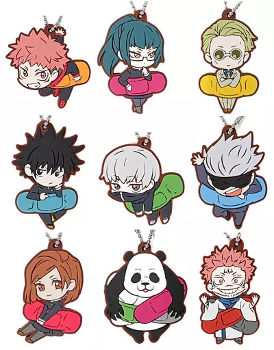 全9種セット 「呪術廻戦 キャラばんちょうこうラバーマスコット」