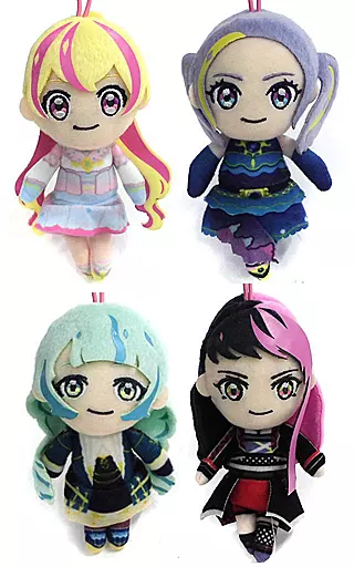 全4種セット ゴムひも付きぬいぐるみ 「アイカツプラネット!」