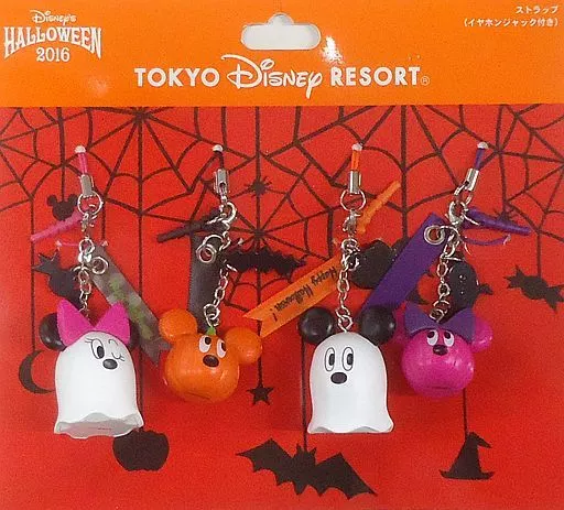 集合 ストラップ(イヤホンジャック付き) 「ディズニー・ハロウィーン2016」 東京ディズニーリゾート限定
