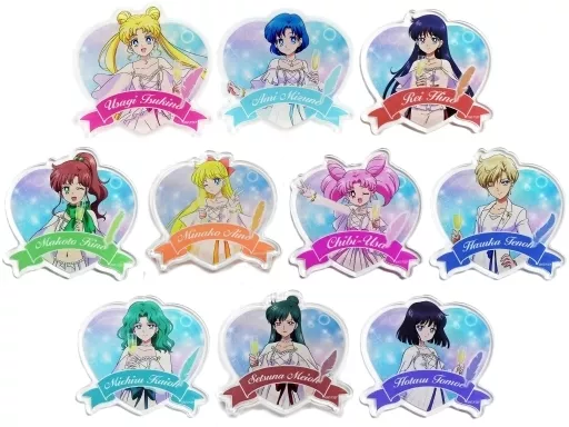劇場版　美少女戦士セーラームーンカフェ-Eternal-アクリルマグネット10枚 駿河屋 -<中古>全10種セット 「劇場版 美少女戦士セーラームーン