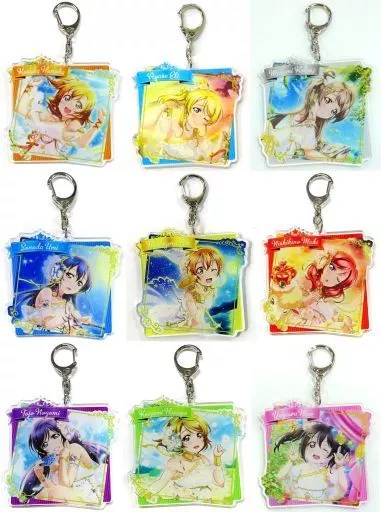 全9種セット アクリルキーホルダー 「ラブライブ!」 ラブライブ!シリーズ×アトレ秋葉原 ミニゲーム μ’sの星座占い B賞